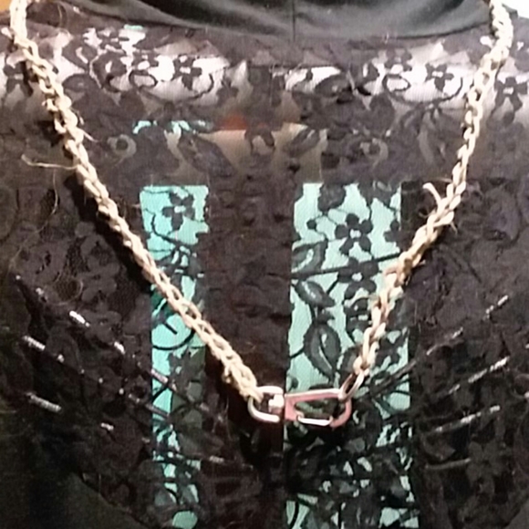 Vintage Corded Medallion Necklace - Picture 3 of 5